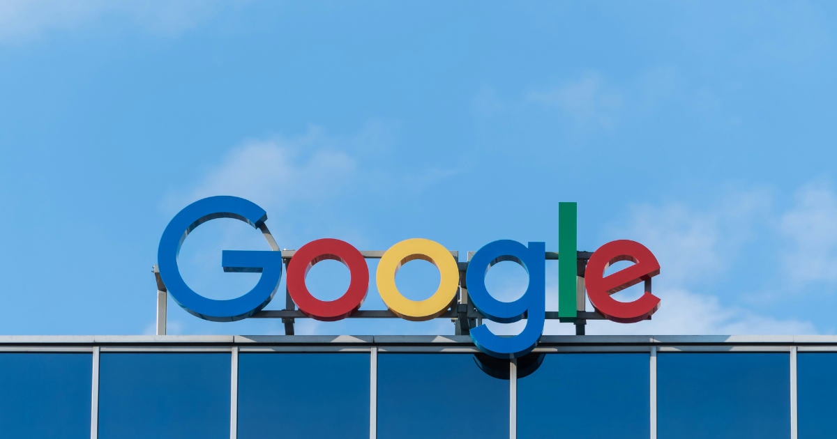 Google Logo on a Building